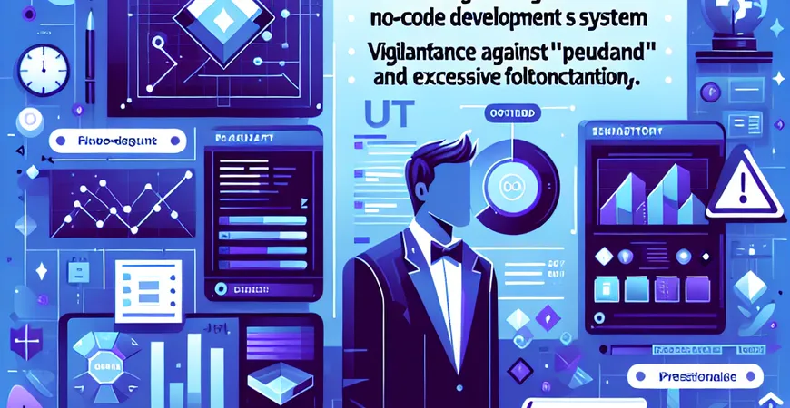 无代码开发系统选型避坑：警惕 “伪需求” 与过度功能